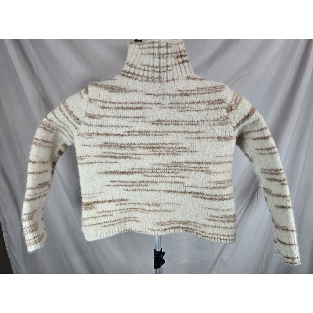 authentic Banana Republic Italian Space-Dye Turtleneck Wool-Blend Sweater XS